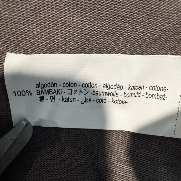 ZARA Oversized Heavy Cotton Long Sleeve Tee — Size M - Picture 2 of 5